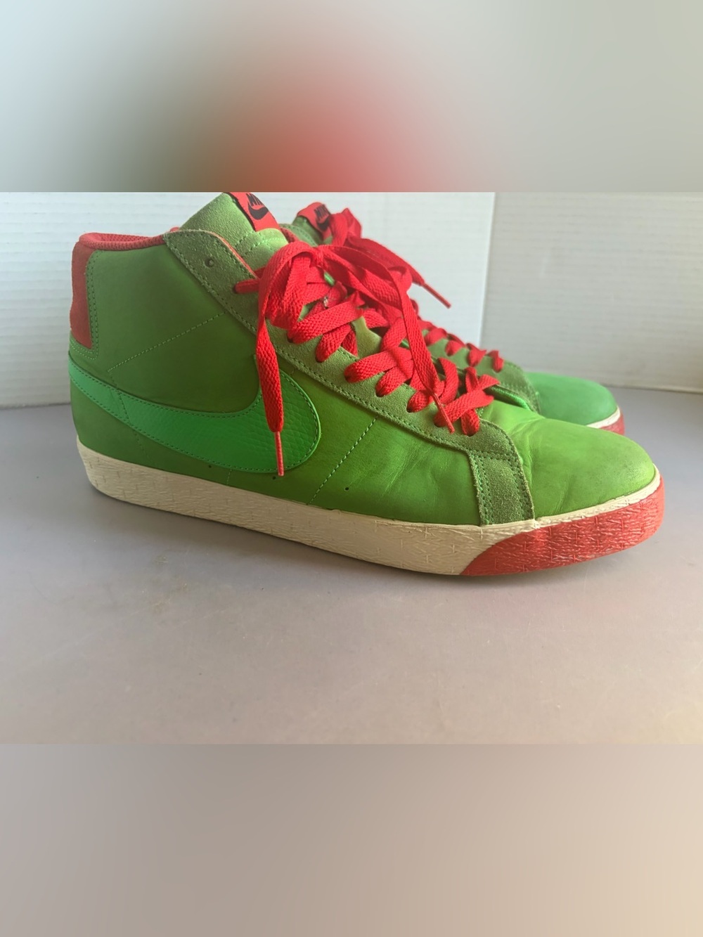 Nike SB Blazer Green Spark Pimento Men's